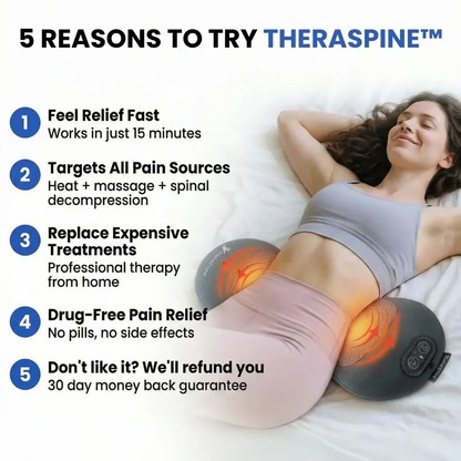 3-in-1 Heated Back Relief Massager — Instant Comfort for Lower Back & Sciatica