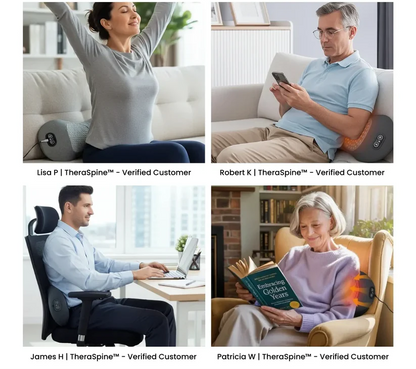 3-in-1 Heated Back Relief Massager — Instant Comfort for Lower Back & Sciatica